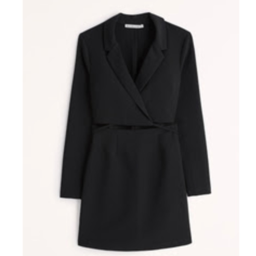 Abercrombie Wrap-Front Cutout Blazer